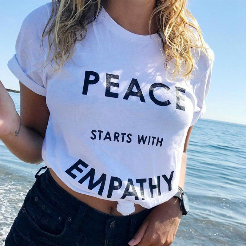 Peace Starts With Empathy Tee