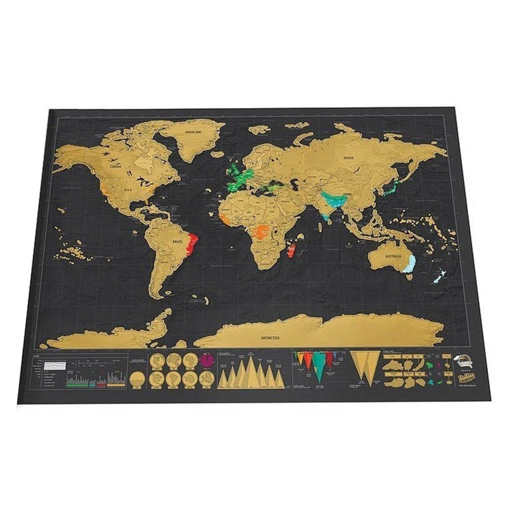 Scratch Off World Map