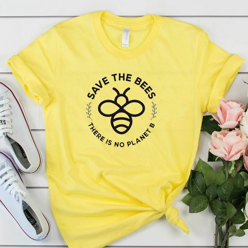 Save The Bees There Is No Planet B Tee
